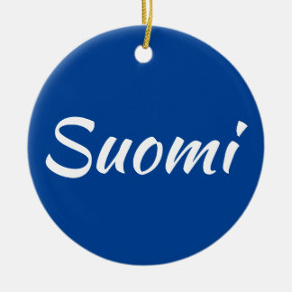 Ornamento Suomi / Ornamento finlandés / Navidades