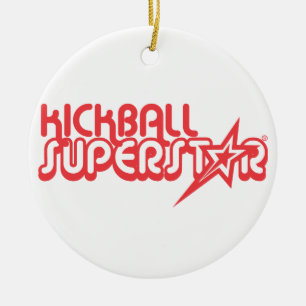 Ornamento - superestrella de Kickball