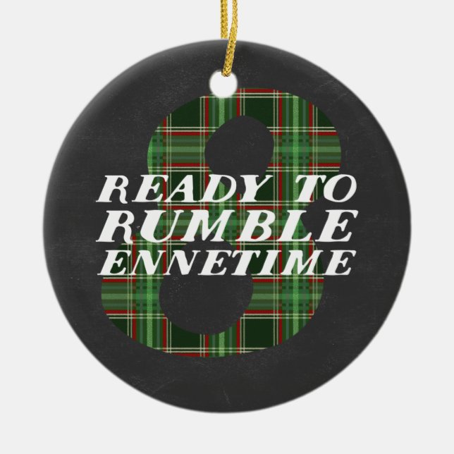 Ornamento temático del navidad divertido de (Frente)