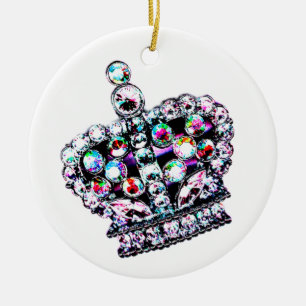 Ornamento tiara de gemas