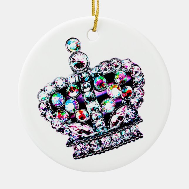 Ornamento tiara de gemas (Frente)