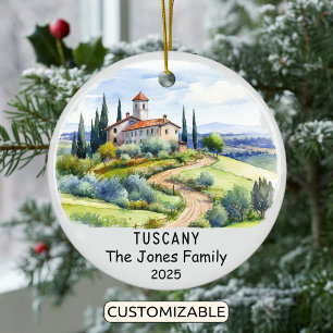 Ornamento toscano personalizado, Italia