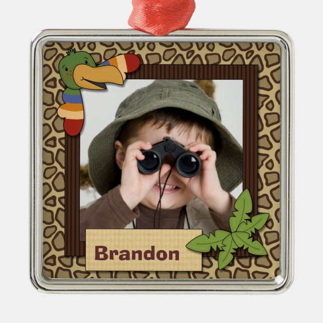 Ornamento Toucan Personalized Photo Keepsake (Frente)