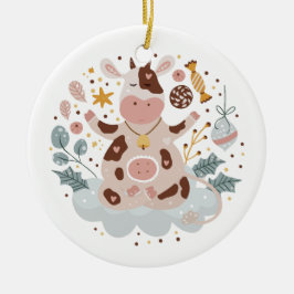 Ornamento tradicional de balbuceo de vidrio