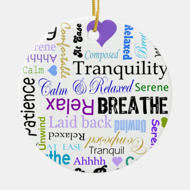 ornamento tranquilo y de relajación del (Frente)