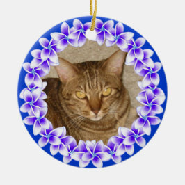 Ornamento tropical de la foto de los leus del