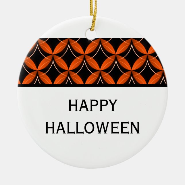 Ornamento Uptown Glam Fancy Halloween (Frente)