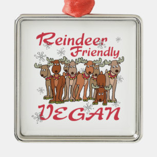 Ornamento vegan amigable con los renos