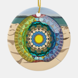 Ornamento veraniego del sol