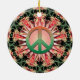 Ornamento verde coralino de la paz del recuerdo (Atrás)