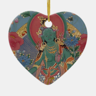 Ornamento verde de Tara