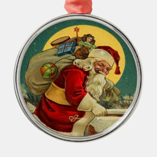 Ornamento victoriano de Santa Claus