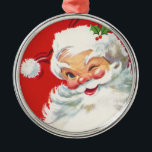 Ornamento victoriano de Santa Claus<br><div class="desc">Haz que tus Navidades sean especiales con estos adornos de Navidad vintage. Conservar los adornos con diseños victorianos completamente restaurados para la mejor calidad de impresión. Fácil de personalizar con nombre y fecha.</div>