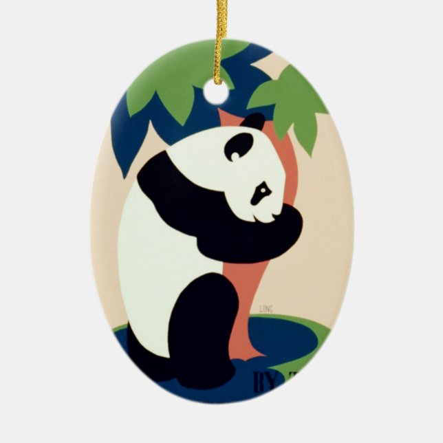 Ornamento vintage "Brookfield Zoo" (Frente)