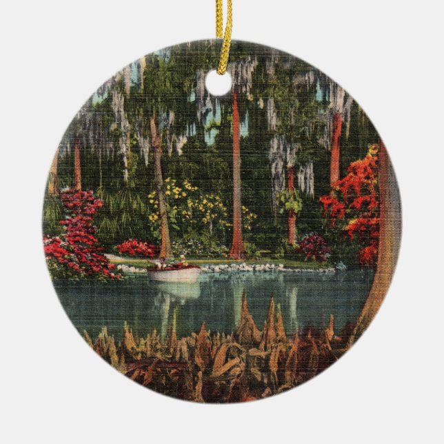Ornamento vintage Cypress Gardens (Frente)