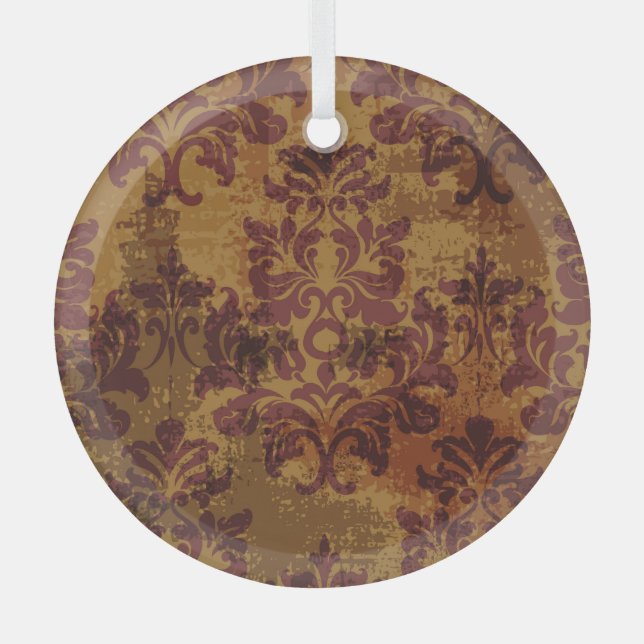 Ornamento vintage, textura barroca rococó. (Anverso)