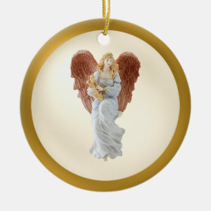 Ornamento vivo del ángel de la hermana