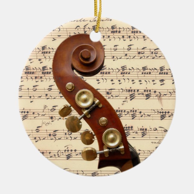 Ornamento - voluta con partitura (Frente)