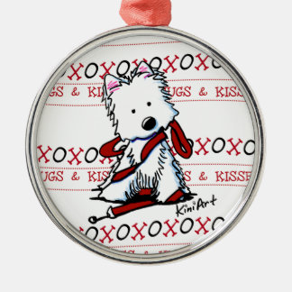Ornamento Westie Hugs & Kisses Premium