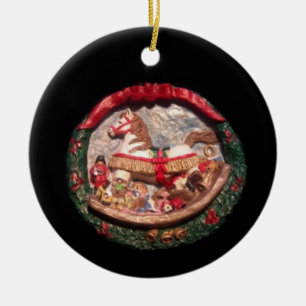 ORNAMENTO XMAS DEL COLECTOR DE CABALLOS DE ROCKING