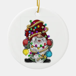 ORNAMENTO Y REGALO DE "FESTIVE NAVIDADES GNOME"