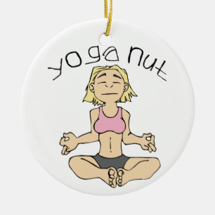 Ornamento yogi de nuez de yoga