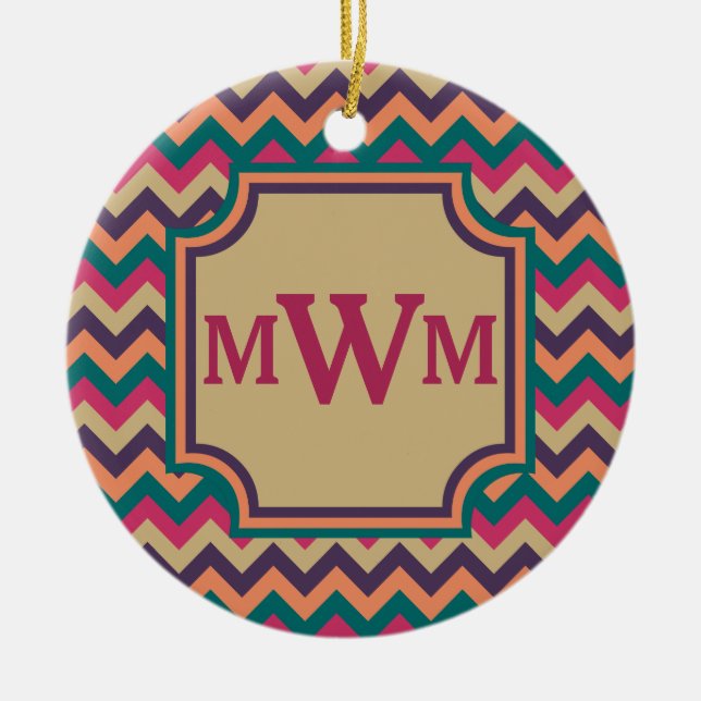 Ornamento Zigzag Tropical (Frente)