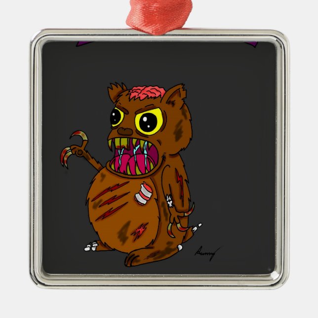 Ornamento Zombie Hamster (Frente)