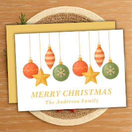 Ornamentos caprichosos de Navidad