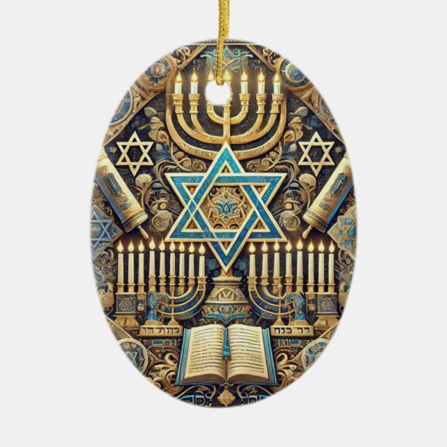 Ornamentos conmemorativos judíos (Frente)