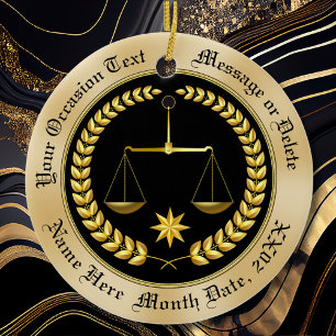 Ornamentos de abogados personalizados baratos, cer