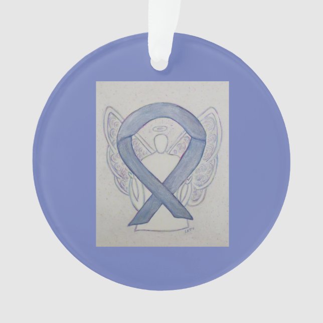 Ornamentos de ángel de la cinta de conciencia míst (Anverso)