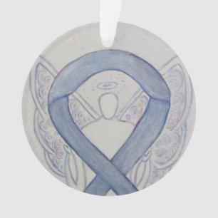 Ornamentos de ángel de la cinta de conciencia míst