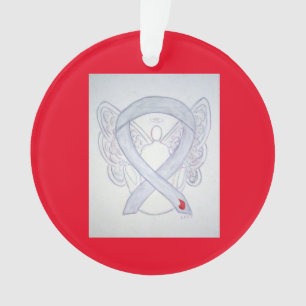 Ornamentos de ángel de la cinta de sensibilización