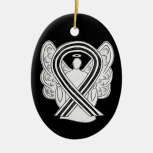 Ornamentos de ángel de la cinta de sensibilización