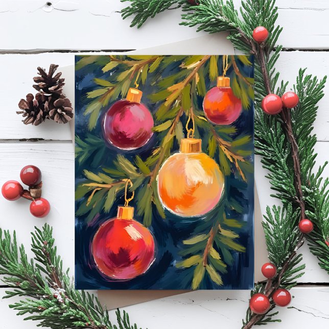 Ornamentos de árbol de Navidad acuarela (Subido por el creador)