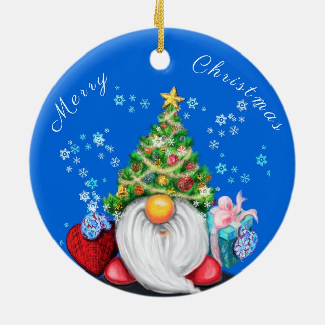 Ornamentos de árbol de Navidad con regalos (Atrás)