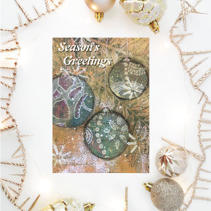 Ornamentos de árbol de navidad de medios mixtos Ar