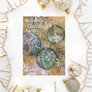 Ornamentos de árbol de navidad de medios mixtos Ar