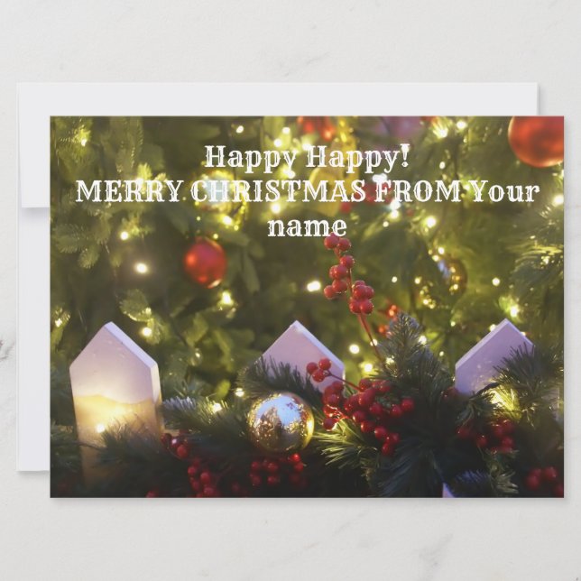 Ornamentos de árboles de Navidad (Anverso)