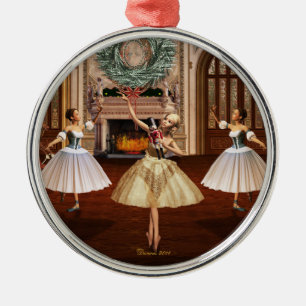 Ornamentos de bailarinas de baloncesto desnudo