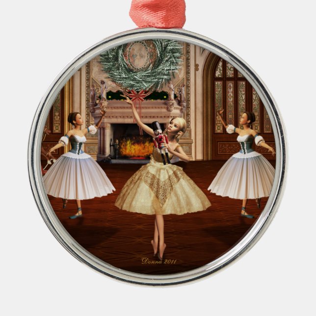 Ornamentos de bailarinas de baloncesto desnudo (Frente)
