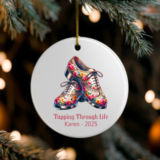 Ornamentos de baile personalizado, zapatillas de t