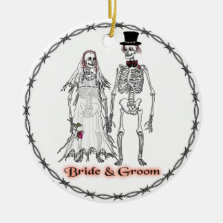 Ornamentos de Bodas de esqueleto