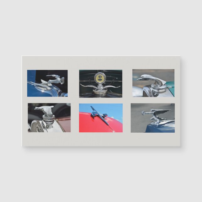 Ornamentos de cascos de coches de época (Anverso)