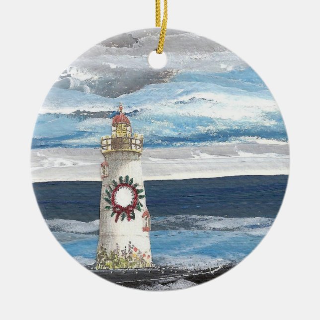 Ornamentos de cerámica del navidad (Frente)