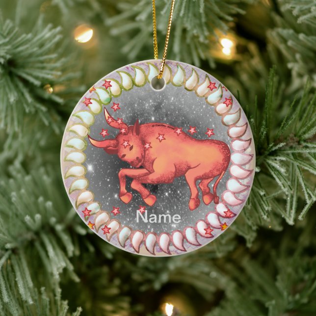 Ornamentos de cumpleaños de Taurus (Árbol)