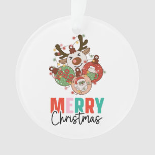 Ornamentos de Cute - Feliz Navidad