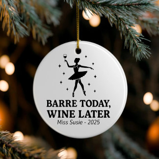 Ornamentos de danza personalizado, regalos de ball