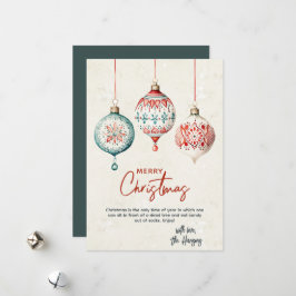 Ornamentos de estilo nórdico moderno Feliz Navidad